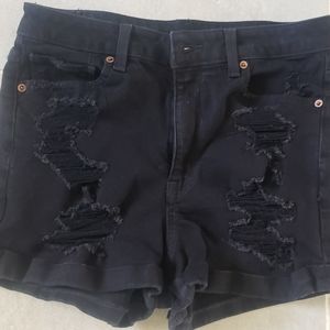 American Eagle Ripped Mom Shorts 8